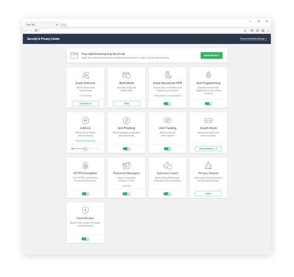 Avast Secure Browser是一种私密、安全的浏览器，可以让你在网上安全。