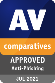 AV Comparatives 在 2021 年授予 Avast反网络钓鱼认证。